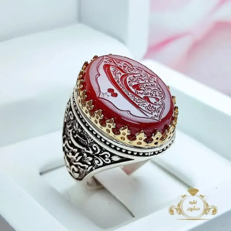 اسامی معصومین روی نگین انگشتر