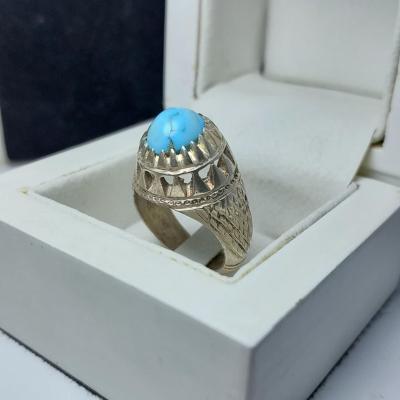 انگشتر نقره فیروزه کد 1265